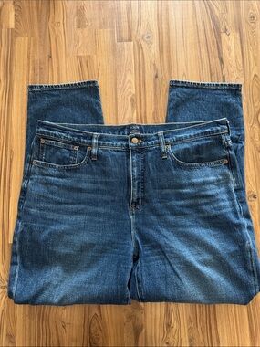 J. Crew Slim Boyfriend Fit Jeans in Dark Indigo 32